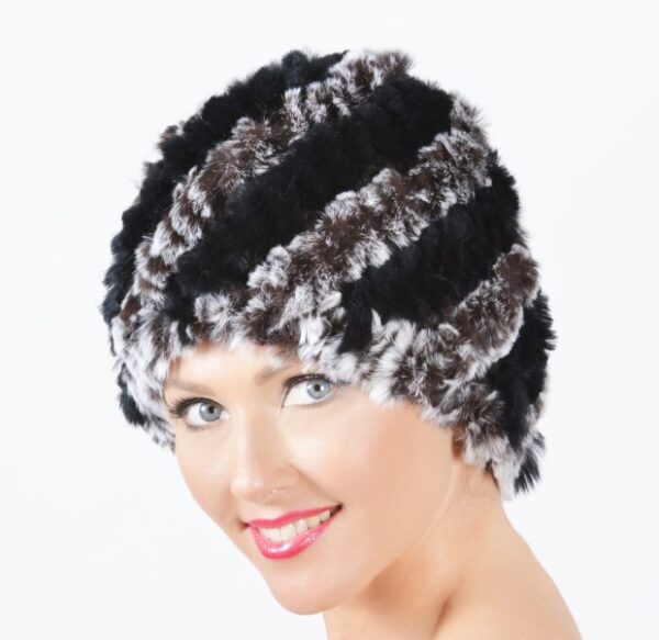 52630F Print Fur Hat