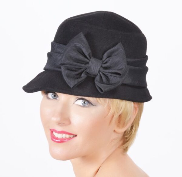 52633 Black Wool Hat