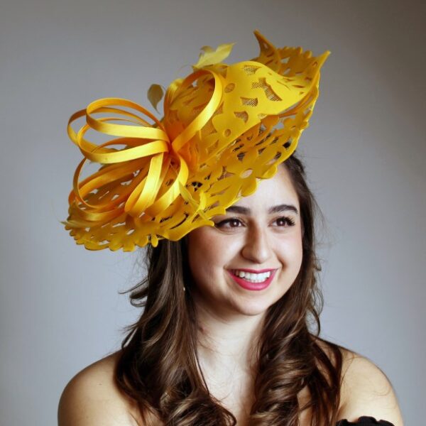 52681 Gold, Soft Fabric Fascinator