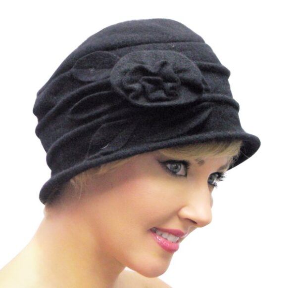 52692 Black Casual Wool Hat