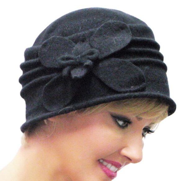 52693 Black Casual Wool Hat