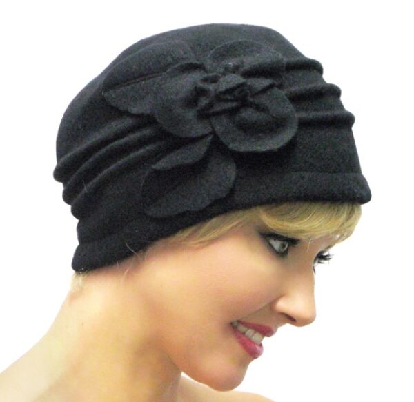 52694 Black Casual Wool Hat