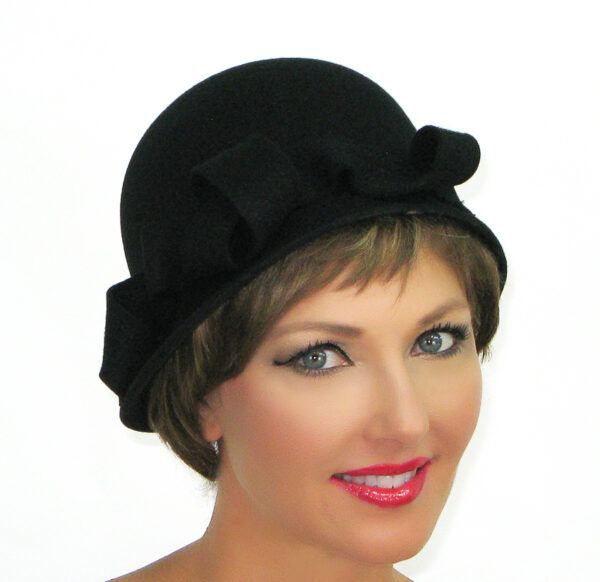 52840 Black Small Wool Hat