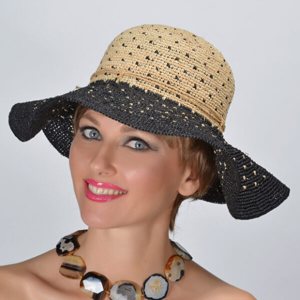 52850 Natural Woven Raffia Hat