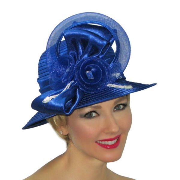 52997 Royal Satin Ribbon Hat with Satin Bow